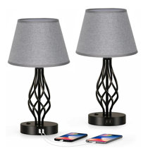 Wayfair | Bell Shaped USB Table Lamps You'll Love in 2023